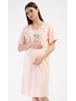 Dámská noční košile mateřská Čáp s kloboukem