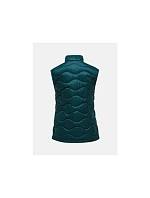 Dámská vesta PEAK PERFORMANCE W Helium Utility Down Vest, zelená barva Dámská vesta PEAK PERFORMANCE W Helium Utility Down Vest, zelená barva