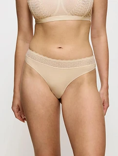 FEEL OF MODAL - Hedvábně měkká šňůrková tanga s neviditelnými švy Triumph