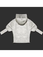 Dámská netopýří bunda v barvě ecru Minority (P3-6913-12)