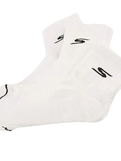 Skechers 3pk Pánské ponožky Qtr Prem Basic S119050H-WHT Bílé 43–46
