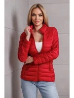 Červená dámská bunda se stojáčkem (16M9111-270) - Goodlooking Červená dámská bunda se stojáčkem (16M9111-270) - Goodlooking