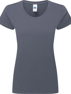 Russell Athletic 180F Dámské tričko z těžké bavlny "Authentic" 10.180F convoy grey