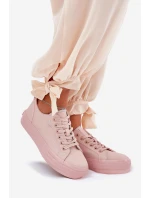 Dámské Tenisky Na Platformě Z Eko Kůže Big Star RR274A294 Růžové