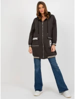 Dámská mikina RV BL 8149.91P tmavá khaki - FPrice