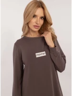 Šaty RV SK A 165.61 tmavě hnědé Šaty RV SK A 165.61 tmavě hnědé