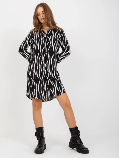 Šaty TO SK 1103 22.18 černobílé