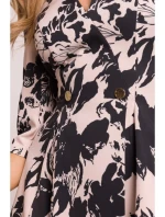 M849 Přiléhavé mini šaty s potiskem - model 1