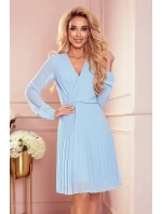 Dámské šaty Isabelle 313-10 Světle modrá - Numoco