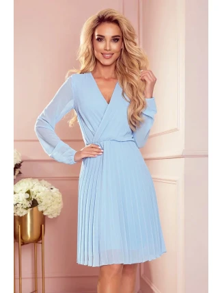 Dámské šaty Isabelle 313-10 Světle modrá - Numoco