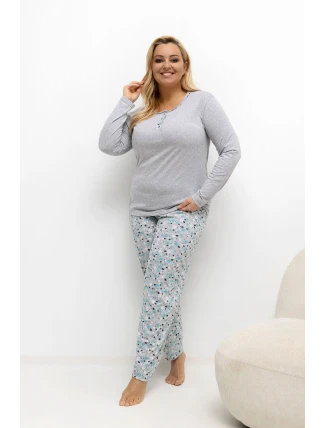 Pohodlná pyžama pro plnoštíhlé model 221182 Forever Pink Pohodlná pyžama pro plnoštíhlé model 221182 Forever Pink