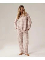 Pyžamo Atlantic NLP-505 dlouhé/r S-2XL pruhované Pyžamo Atlantic NLP-505 dlouhé/r S-2XL pruhované