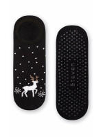 Dámské vánoční ponožky ťapky Steven art.132 Froté ABS 35-40