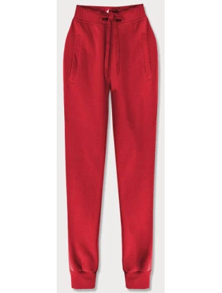 Červené teplákové kalhoty (CK01-18)