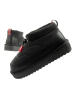 D.Franklin snow boots dámské zimní módní zateplené boty černé dámské