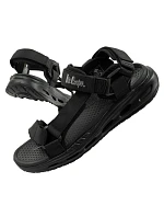 Lee Cooper pánské boty na suchý zip sandály na léto černé lehké