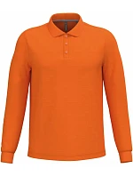 Kariban K 243 Pánské piqué polo s dlouhým rukávem 20.K243 orange