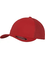 Flexfit 6533/6533T 6 panelová síťovaná kšiltovka 55.6533 red