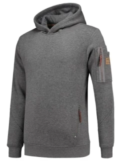 Premium Hooded Sweater mikina pánská stone melange