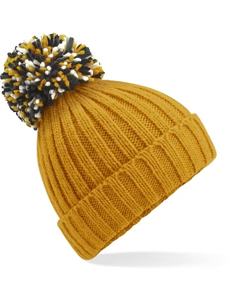 Beechfield B 390 Pletená čepice "Hygge" 53.0390 mustard