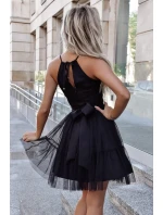 Dámské večerní šaty model 208929 With You Černá - Duet AM