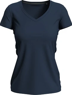 Stedman Stretch-T V-neck Women Dámské tričko s výstřihem do V 05.9710 blue midnight