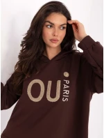 IT BL mikina H2314.26 tmavě hnědá