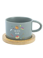 Personalizovaný keramický hrníček "MAKRONKA" pro paní učitelku/pana učitele (pomůcky) Personalizovaný keramický hrníček "MAKRONKA" pro paní učitelku/pana učitele (pomůcky)