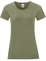 Fruit of the Loom Lady-Fit Iconic 150 T Dámské tričko 16.1432 classic olive