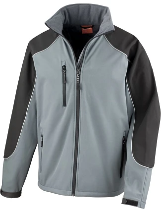 Result R 118X 3-vrstvá softshell bunda "IceFell" s kapucí 30.118X grey/black
