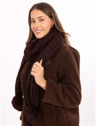 Šála AT SZ S 2203.87 tmavě hnědá