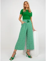 Kalhoty D73770R62237A zelená Kalhoty D73770R62237A zelená