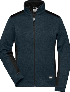Daiber JN 861 Dámská pracovní pletená fleece bunda - Strong 02.0861 navy/navy