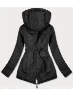 Hnědo-černá oboustranná dámská bunda (W506) - Goodlooking
