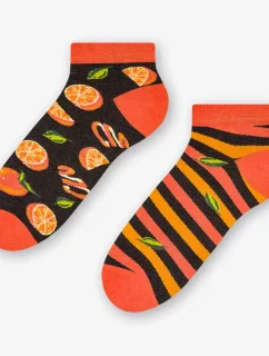 Krátké asymetrické pánské ponožky 035