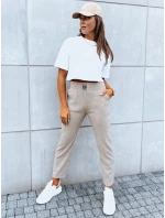 Dámské tepláky MOONLIGHT béžové FashionStreet UY1644