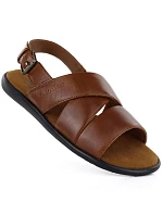 Pánské pohodlné hnědé sandály Bugatti TT153132