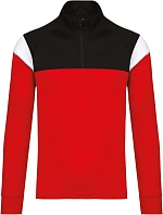 Kariban ProAct PA 387 Tréninková mikina s 1/4 zipem 20.P387 sporty red/black Kariban ProAct PA 387 Tréninková mikina s 1/4 zipem 20.P387 sporty red/black