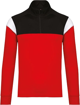 Kariban ProAct PA 387 Tréninková mikina s 1/4 zipem 20.P387 sporty red/black Kariban ProAct PA 387 Tréninková mikina s 1/4 zipem 20.P387 sporty red/black