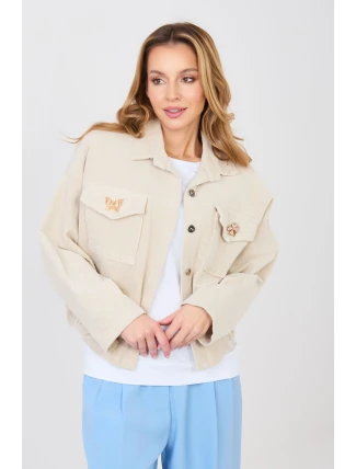 hřejivá kordová bunda model 224979 Rue Paris