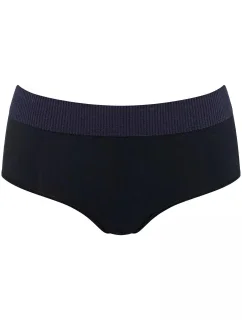 Dámské kalhotky EVER Infused Aloe High waist - BLACK - černé 0004 - SLOGGI