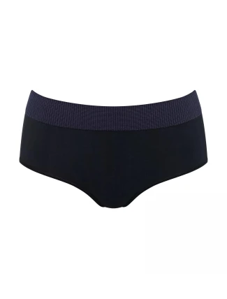 Dámské kalhotky EVER Infused Aloe High waist - BLACK - černé 0004 - SLOGGI Dámské kalhotky EVER Infused Aloe High waist - BLACK - černé 0004 - SLOGGI