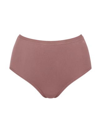 Dámské kalhotky GO Daily Cotton Highwaist - BROWN - sv. hnědé 1141 - SLOGGI