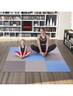 Multipack One Fitness puzzle podložka MP10 modrošedá 9 dílků 10 mm