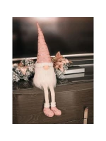 DEKORATIVNÍ TRPASLÍK LESKLÝ SANTA 38+20CM RŮŽOVÝ DEKORATIVNÍ TRPASLÍK LESKLÝ SANTA 38+20CM RŮŽOVÝ