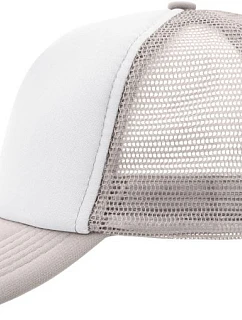 Daiber MB 70 5 panelová polyesterová síťovaná kšiltovka 03.0070 white/light grey