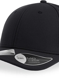 Atlantis Headwear Sand 6 panelová baseballová kšiltovka "Sand" 33.0200 black