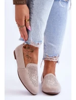 Semišové pohodlné mokasíny Béžove Giovana Semišové pohodlné mokasíny Béžove Giovana