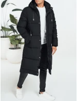 Pánská zimní bunda s kapucí černá TX5068 Pánská zimní bunda s kapucí černá TX5068