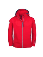 Softshellová bunda s kapucí pro holky/chlapce Trollkids Kids Kvalvika Jacket červená (328-414)